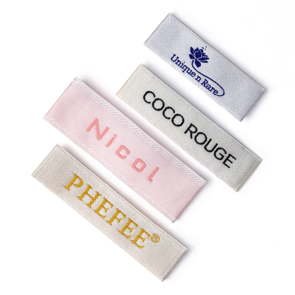 Custom Woven Text Labels