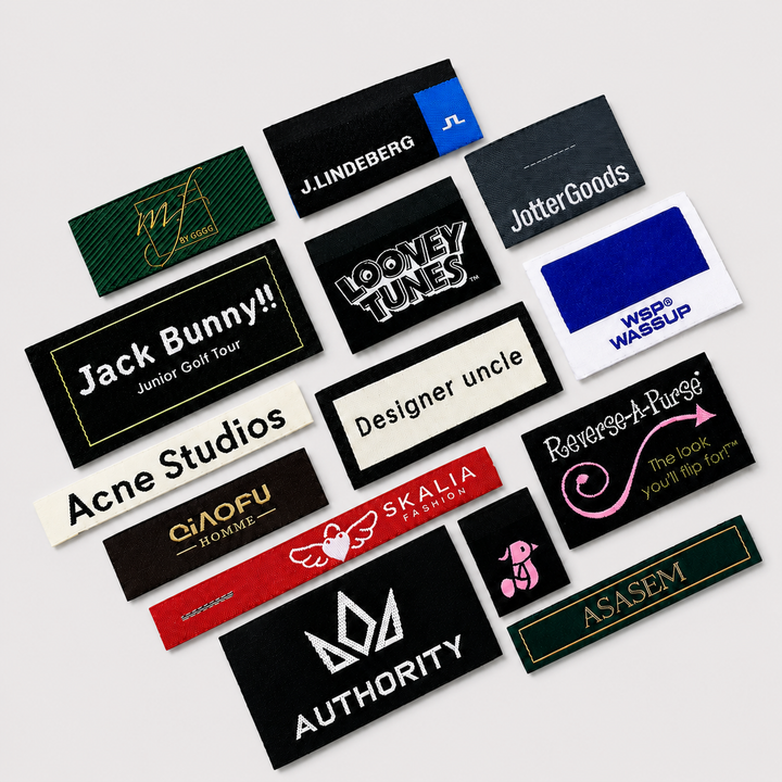Damask Woven Labels